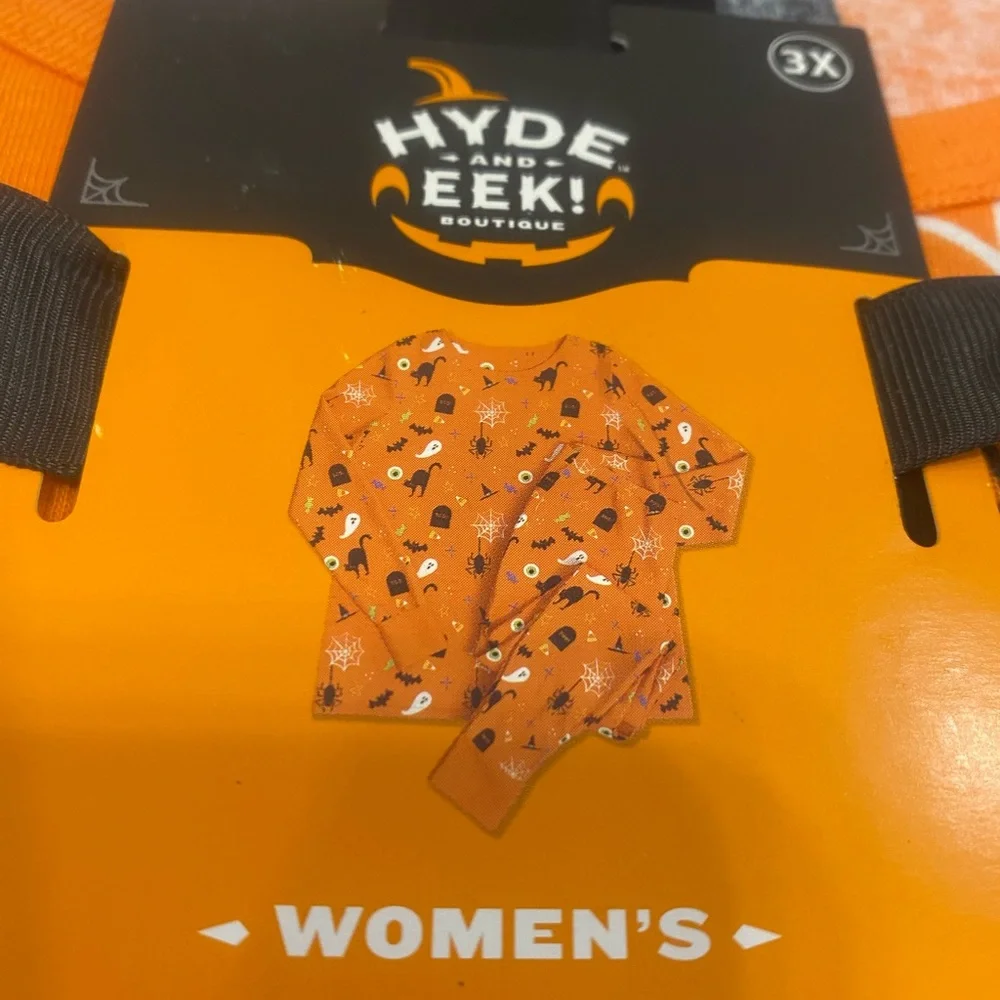 Women's Orange Halloween Pajama Set by Hyde & Eek!